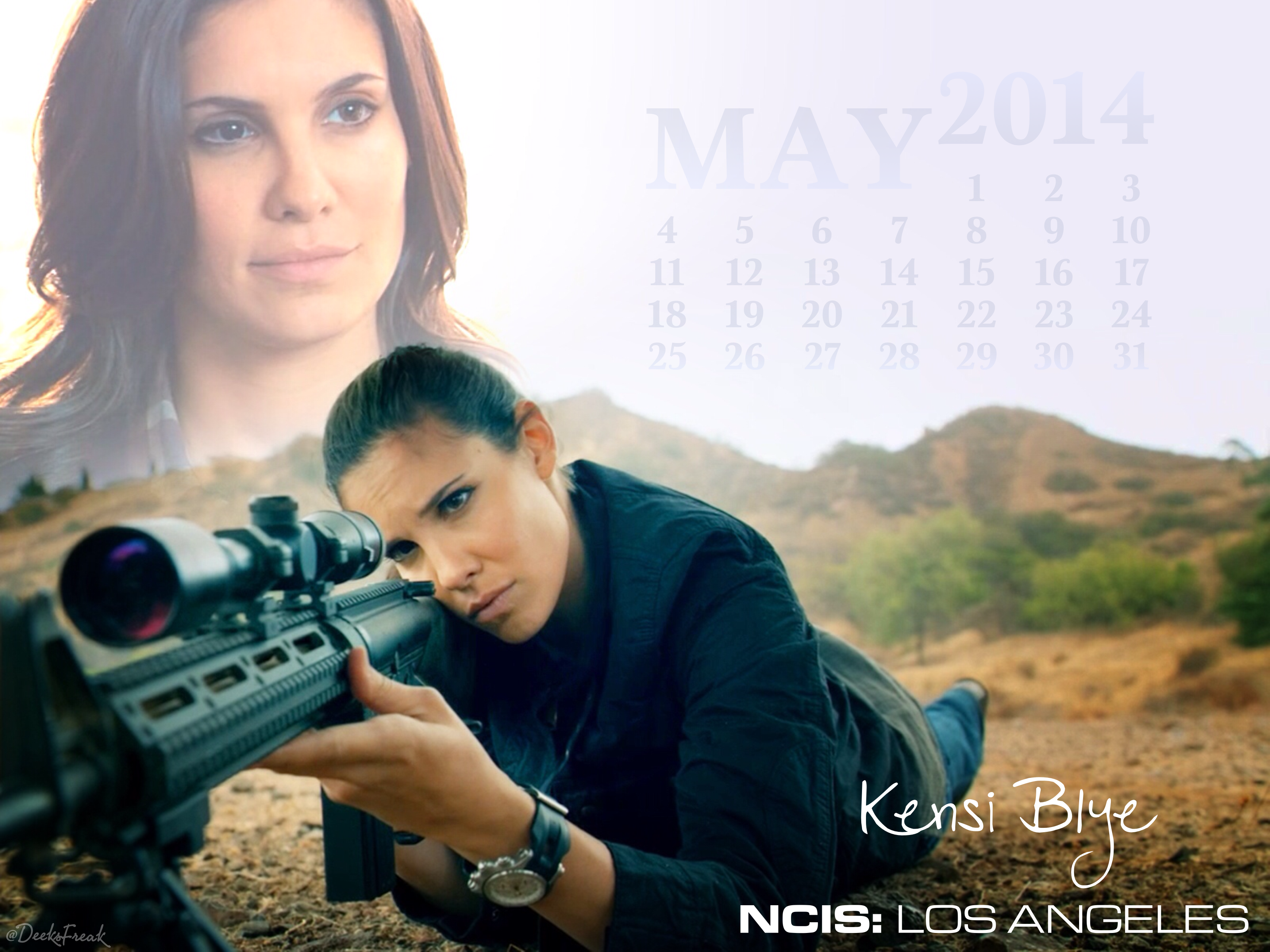 NCIS Los Angeles May Desktop Calendar Kensi-Style | NCISLA Magazine