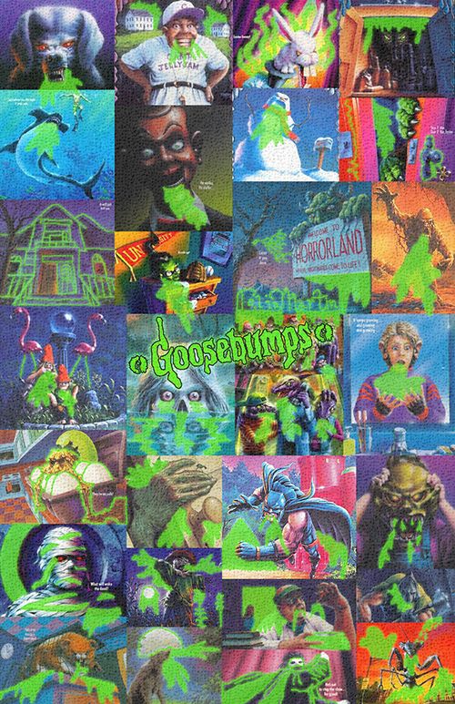 Goosebumps Green Slimy Poster by ColinMartinPWherman on DeviantArt