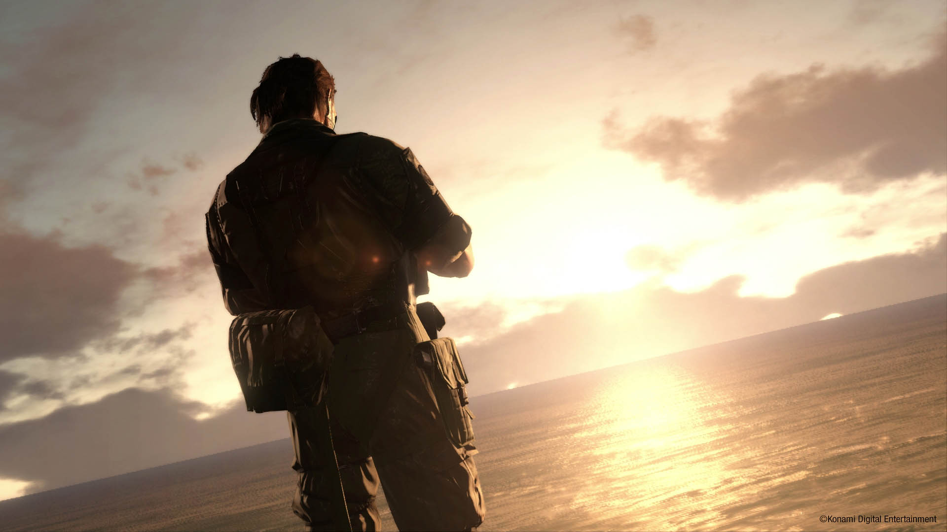 Big Boss at Sunrise - Metal Gear Solid V The Phantom Pain