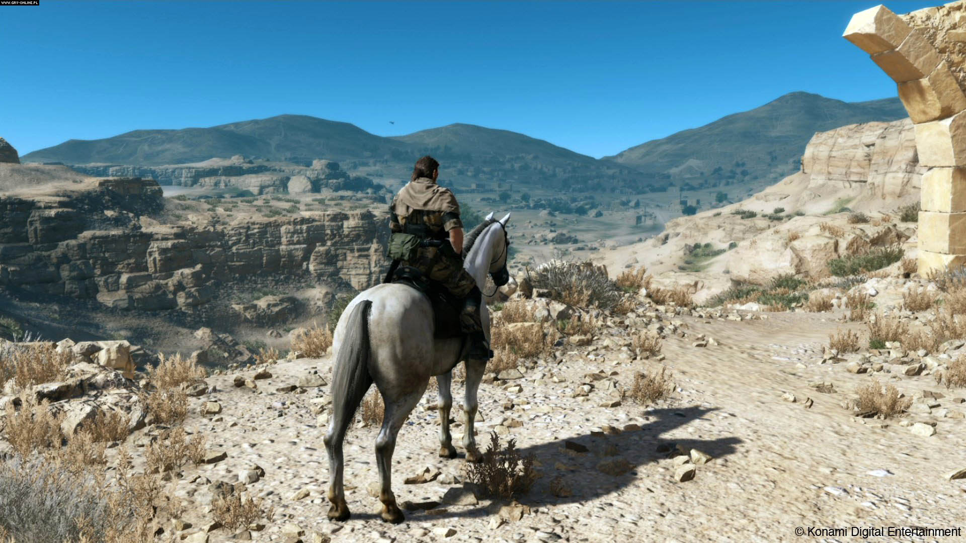 Big Boss Riding Horse in Afghanistan - Metal Gear Solid V: The ...