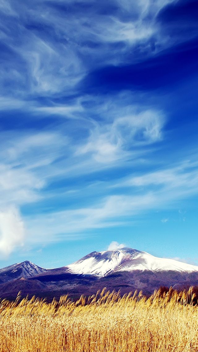 Warm and Sunny Landscape iPhone 5s Wallpaper Download | iPhone ...