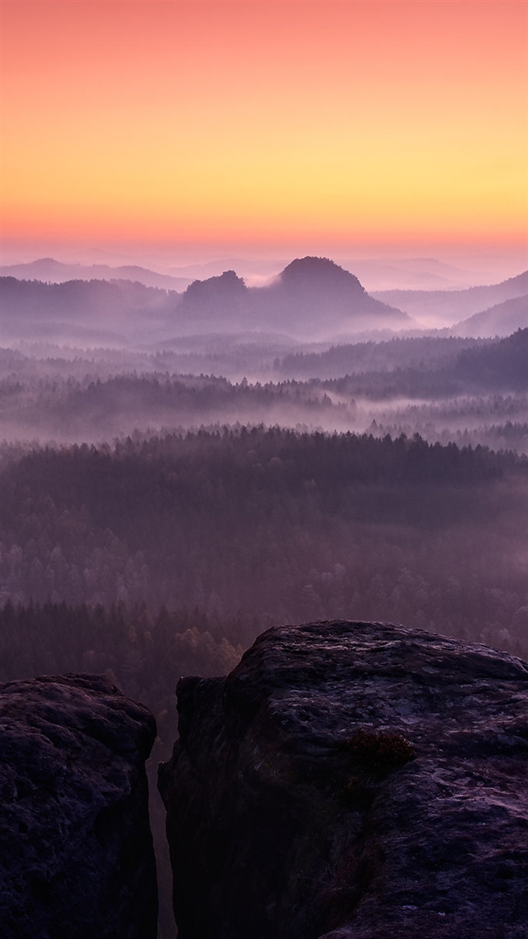 Twilight Landscape View iPhone 6 Wallpaper Download | iPhone ...
