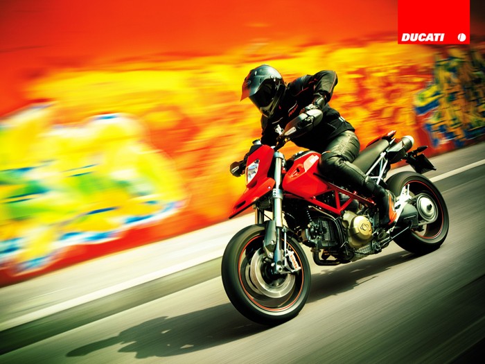Ducati hypermotard off road bike / street bike wallpaper 1
