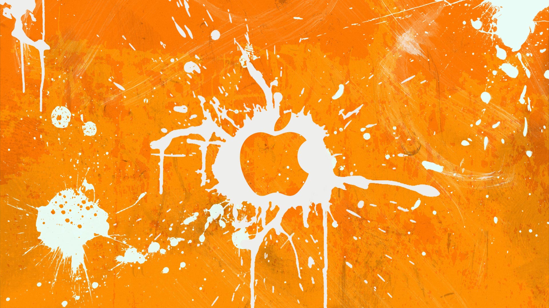 Abstract Orange Apple Wallpaper 998 1920x1080 - uMad.com