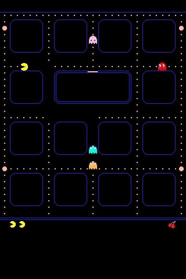 Pac man video game vintage iPhone wallpaper background Phone