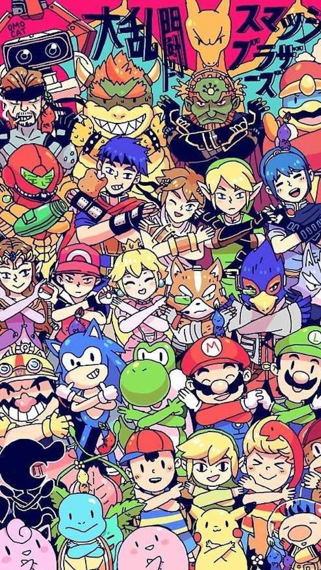 Video Game Characters iPhone 5 Wallpaper (640x1136)