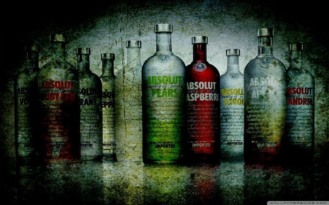 Absolut Vodka Bottles Grunge HD desktop wallpaper High resolution