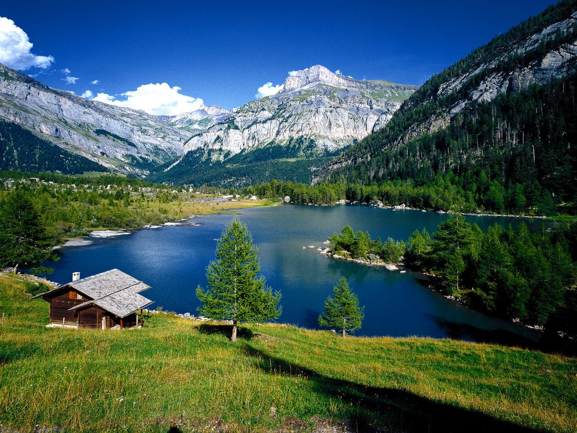 Lake in switzerland - (#104619) - High Quality and Resolution ...