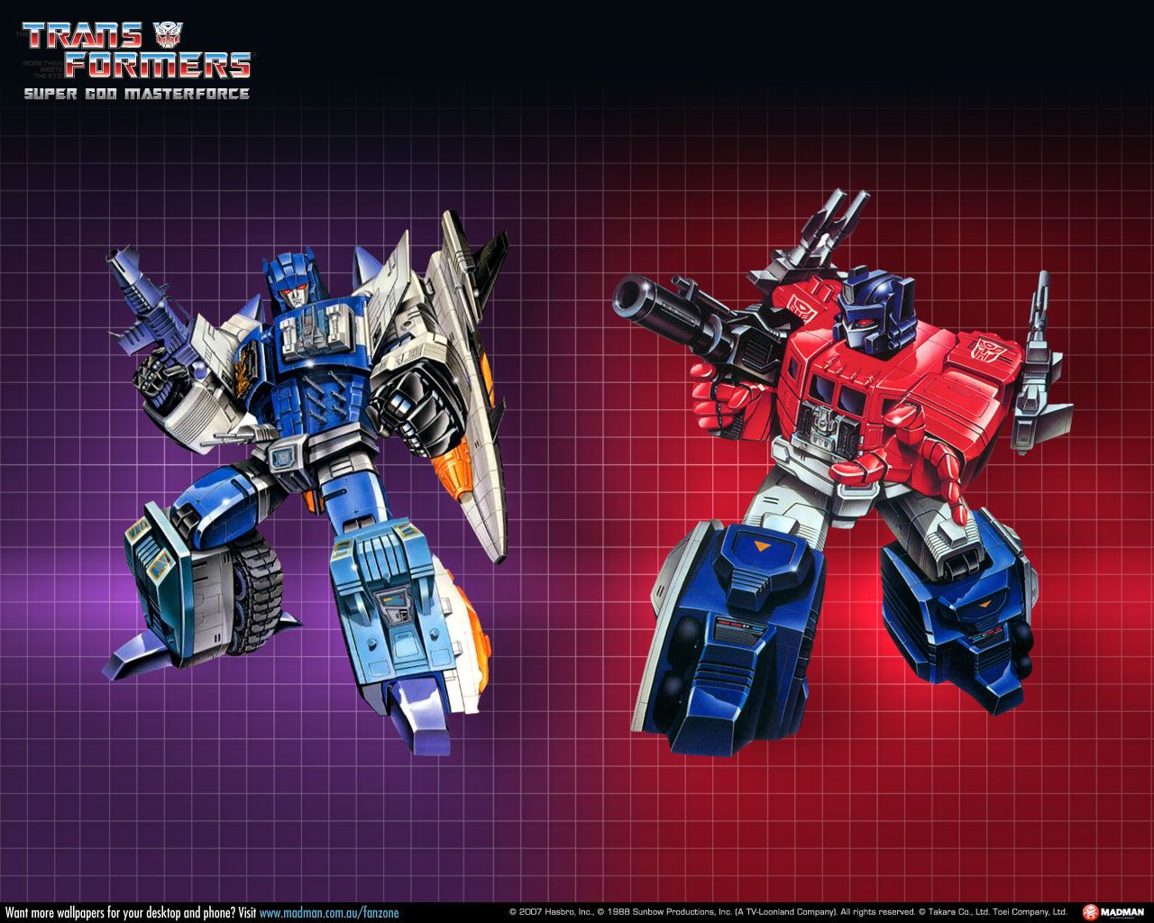 Transformers Japan G1 (Headmasters, Masterforce, Victory) Wallpapers