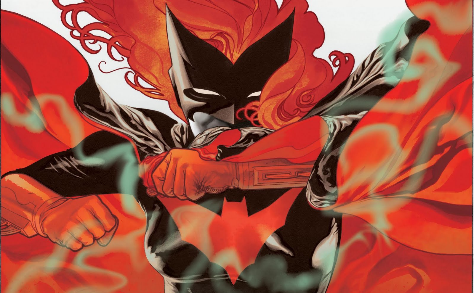 Super Punch Batwoman wallpaper