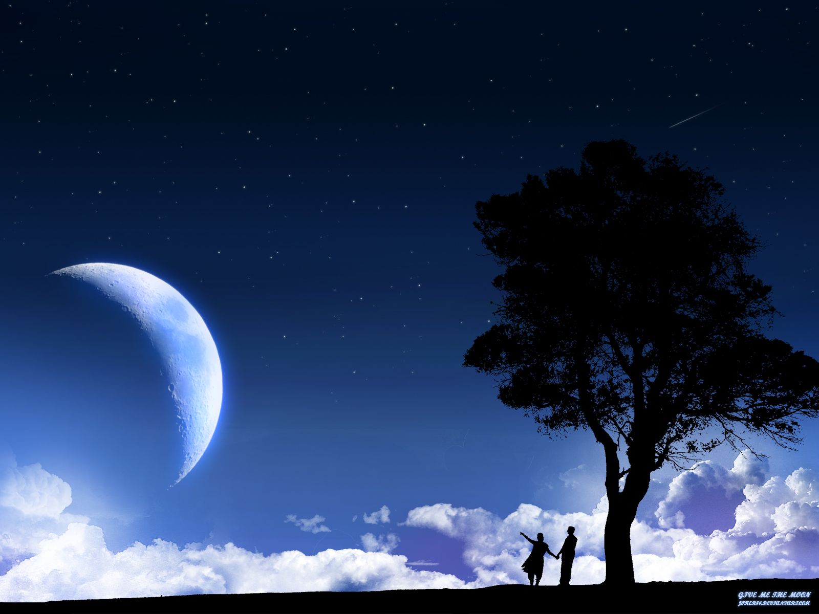 Love Quotes Images: Moon Wallpapers Moonlight Love Desktops