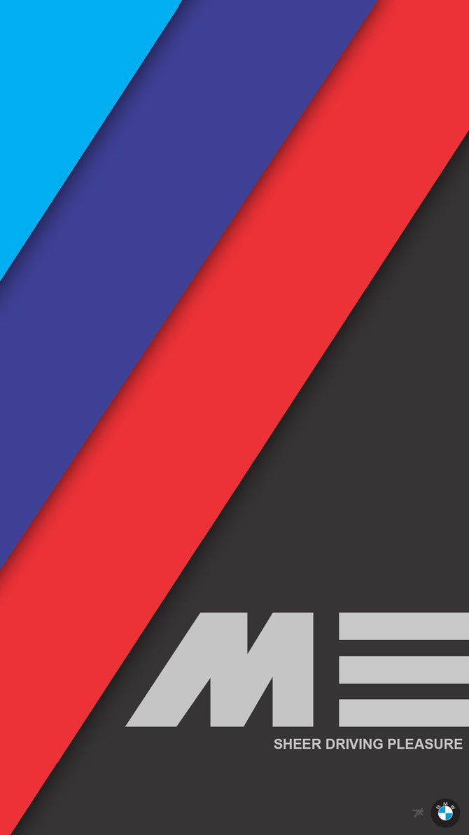 MinFlat BMW M Performance Mobile Wallpaper 2K by DaKoder