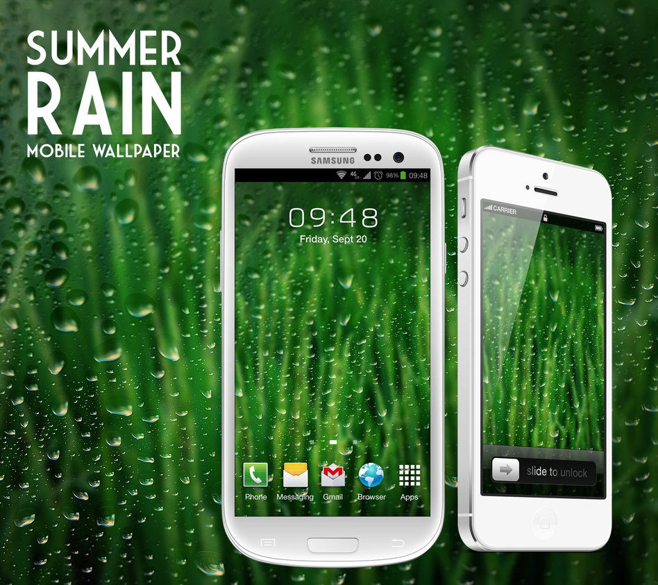 Summer Rain Mobile Wallpaper by Martz90 on DeviantArt