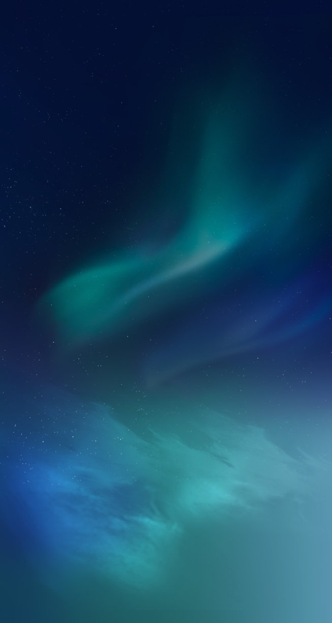 Blue Northern Lights - iPhone 5 wallpaper by anxanx on DeviantArt