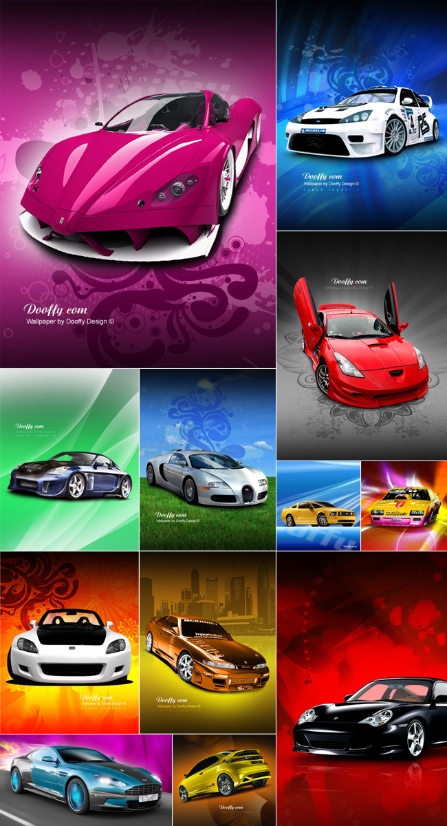 FREE Mobile Wallpapers - CARS by Dooffy-Design on DeviantArt