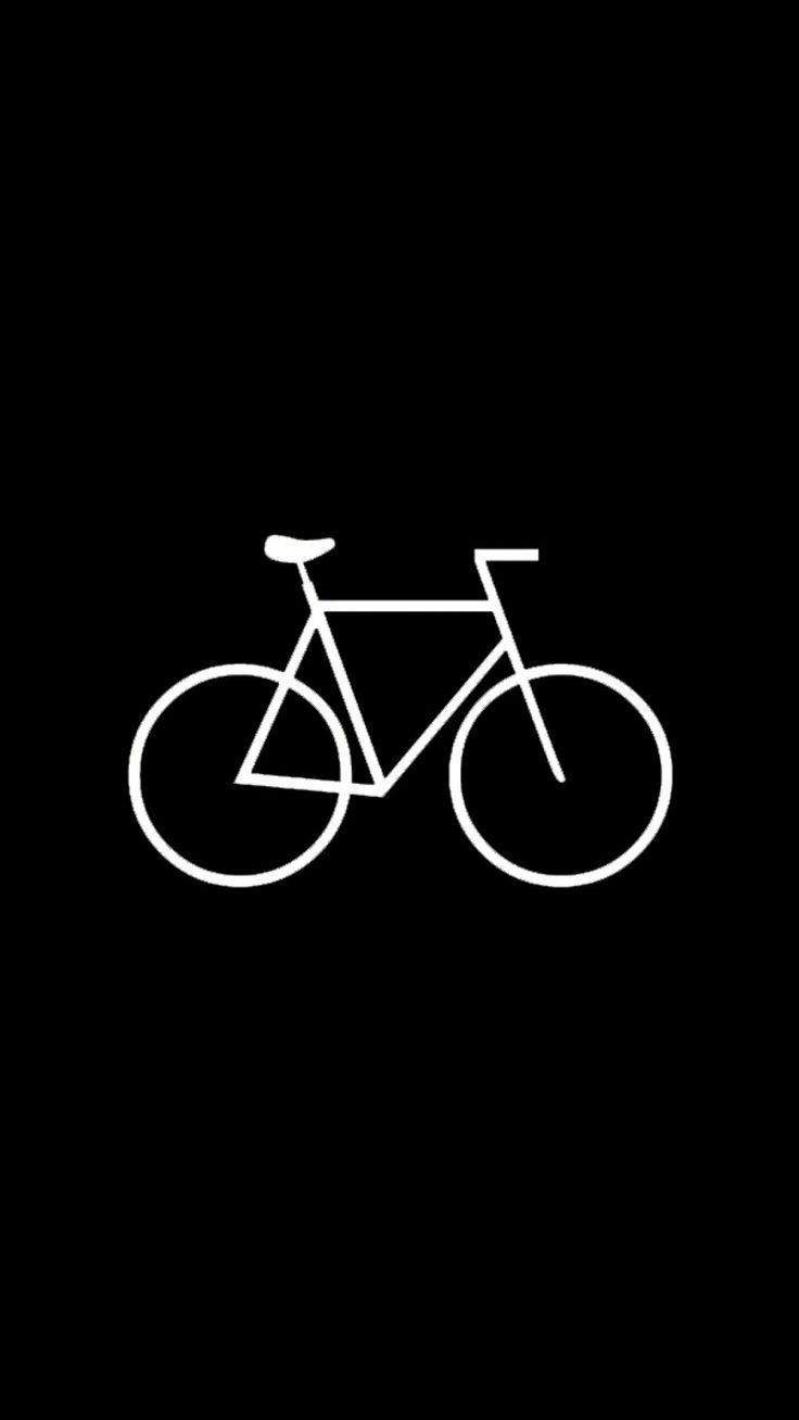 Cars & Bikes iPhone 6 Plus Wallpapers - Flat Simple Bicycle