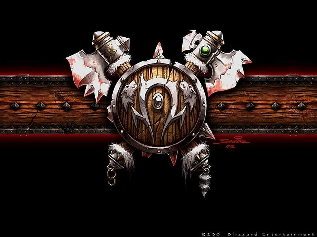 My Free Wallpapers - Games Wallpaper Warcraft 3 - Orc Shield