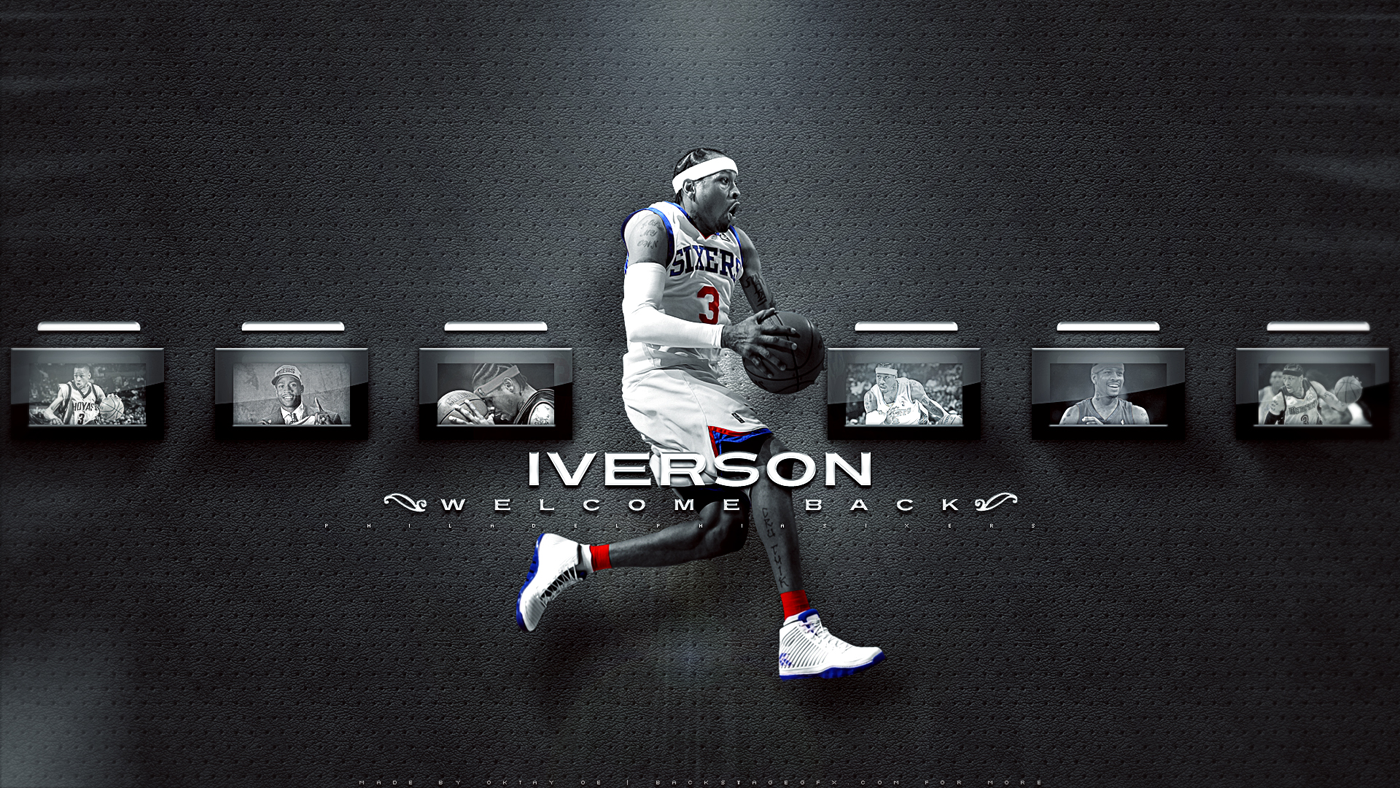 Allen Iverson Welcome Back To The NBA Wallpaper HD - Streetball