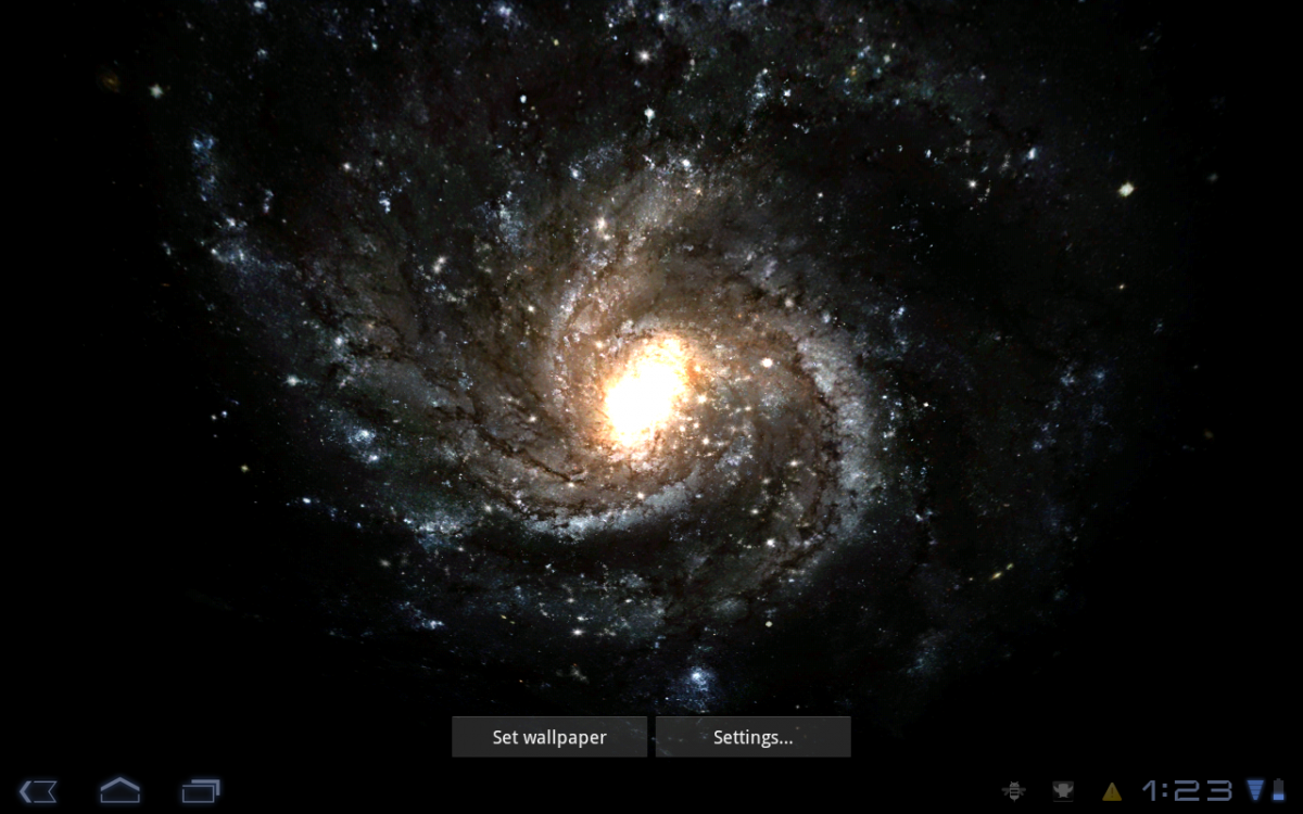 Android Wallpaper Review: Galactic Core Live Wallpaper | Android ...