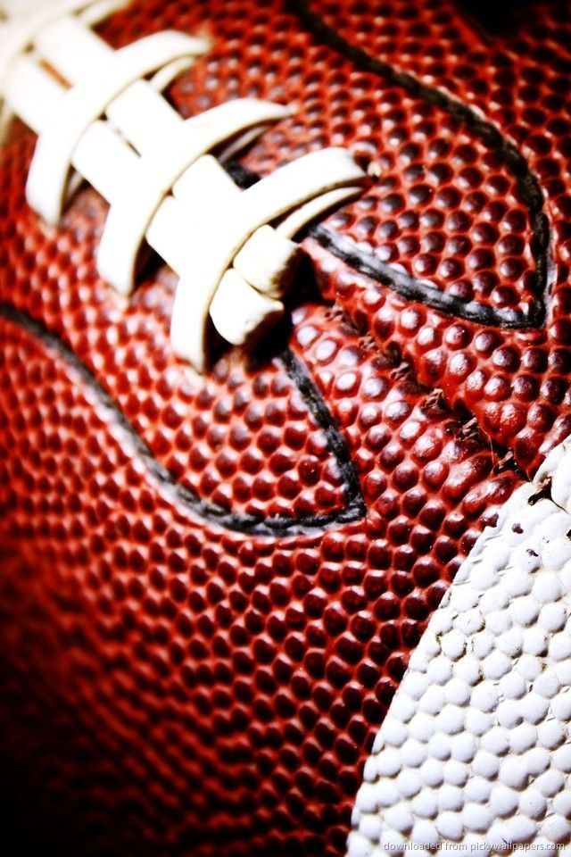 Download Football Ball Close-Up Wallpaper For iPhone 4