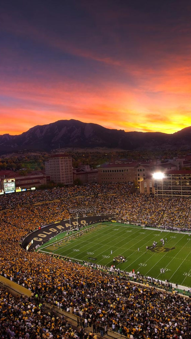Colorado Football Field iPhone 5 Wallpaper (640x1136)