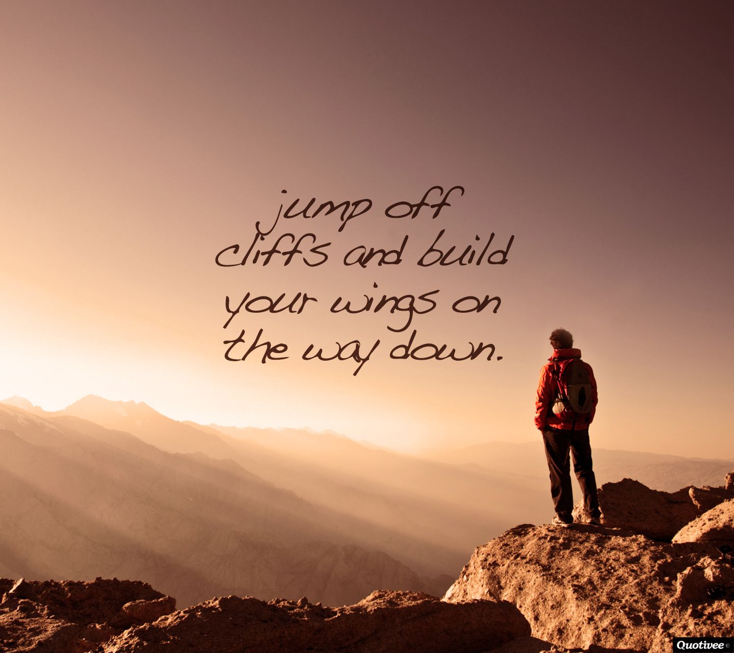 Build Your Wings - Inspirational Quotes Quotivee