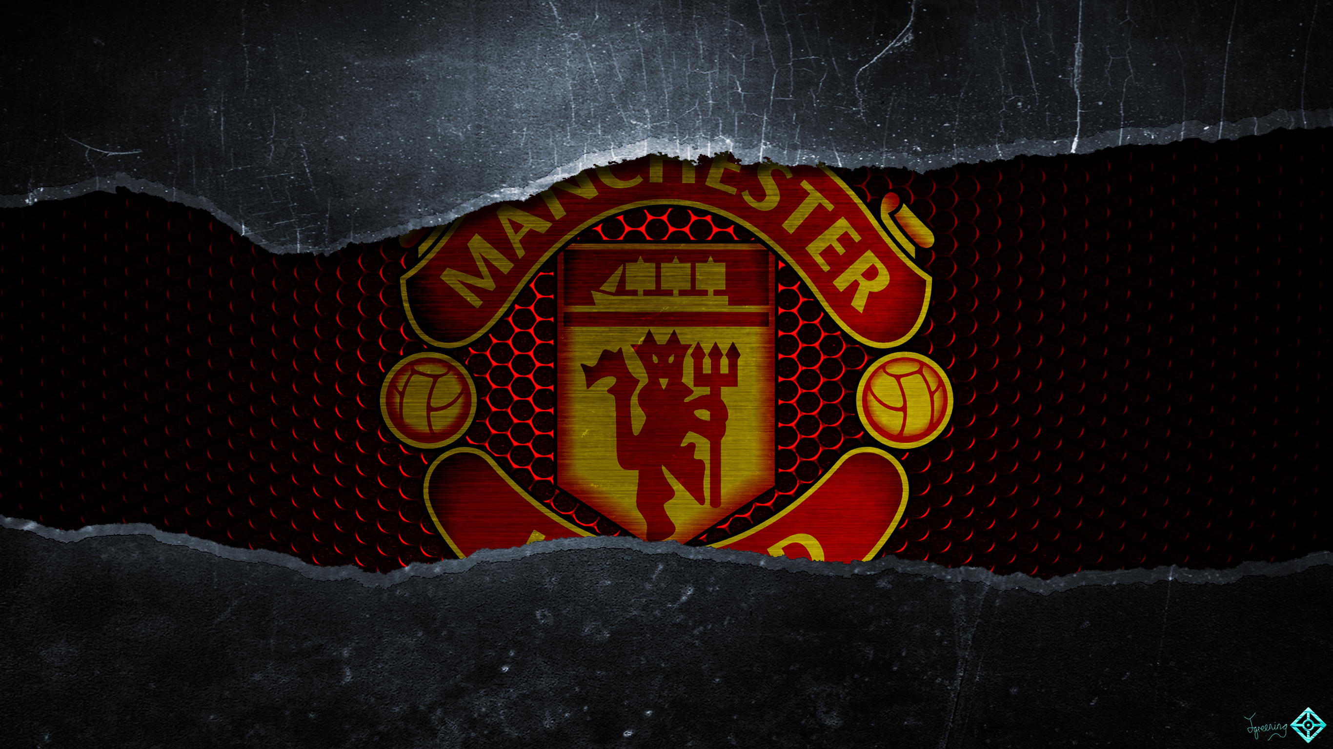 Manchester United Logo Wallpaper High Resolution | Soccer Wallpapers