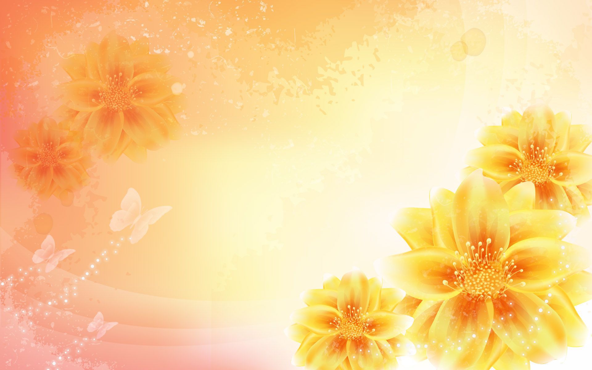 The gallery for Yellow Flower Background