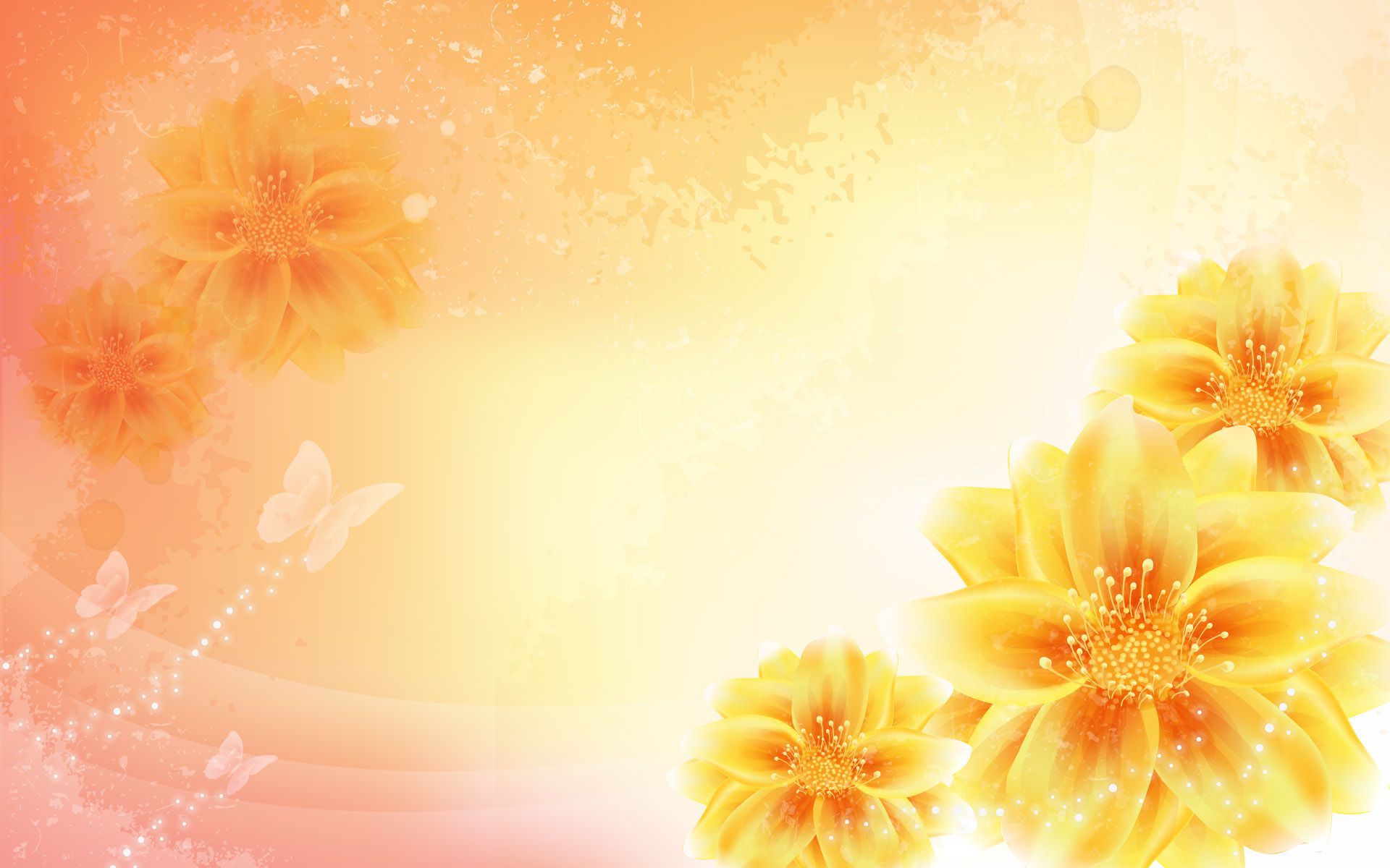 Yellow Flower Backgrounds Group (35+)