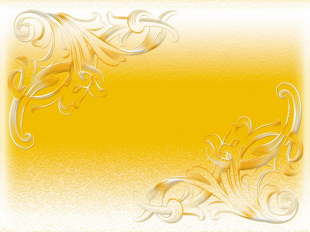 Free Yellow Flower Frame Backgrounds For PowerPoint - Border and other