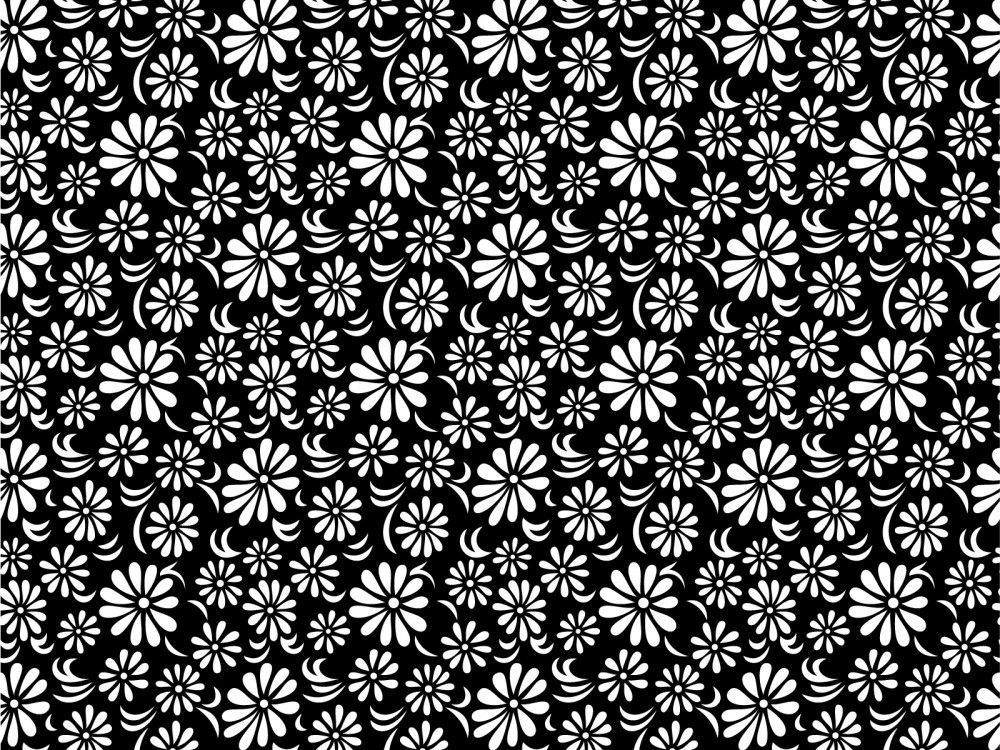 Gallery for - black and white vintage flower wallpaper