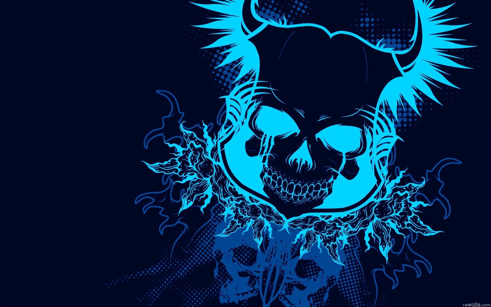 Black And White Skull Wallpaper - HD Wallpapers Pretty