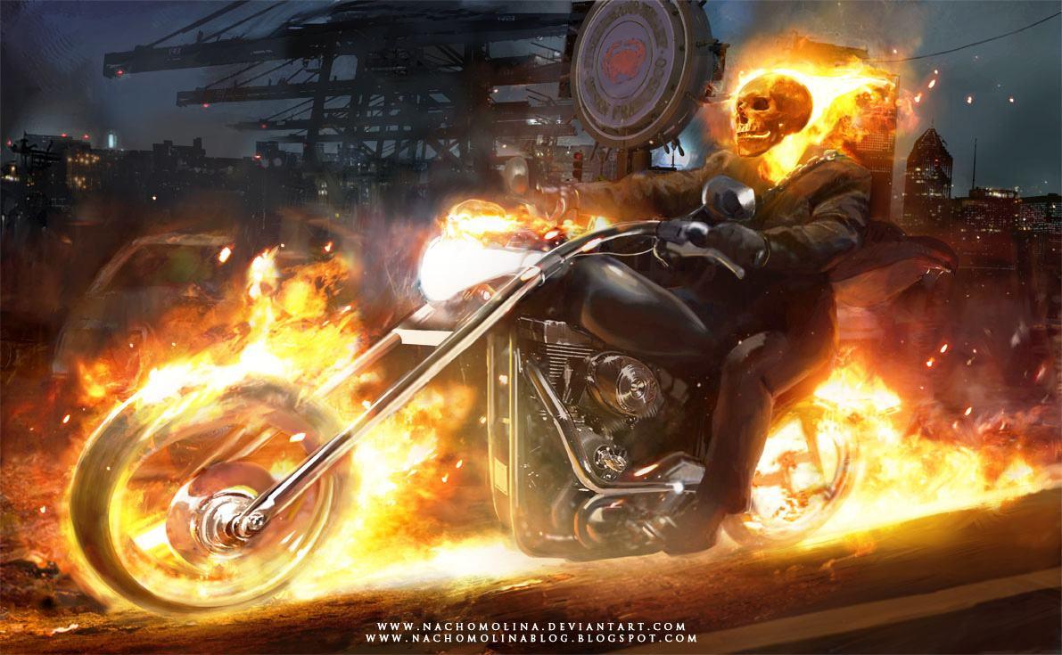 Ghost Rider Wallpaper Bike Coolstyle | HD Wallpapers Range