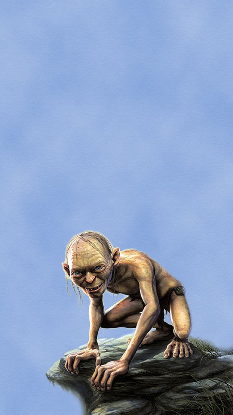 Download Wallpaper 750x1334 The lord of the rings, Gollum ...