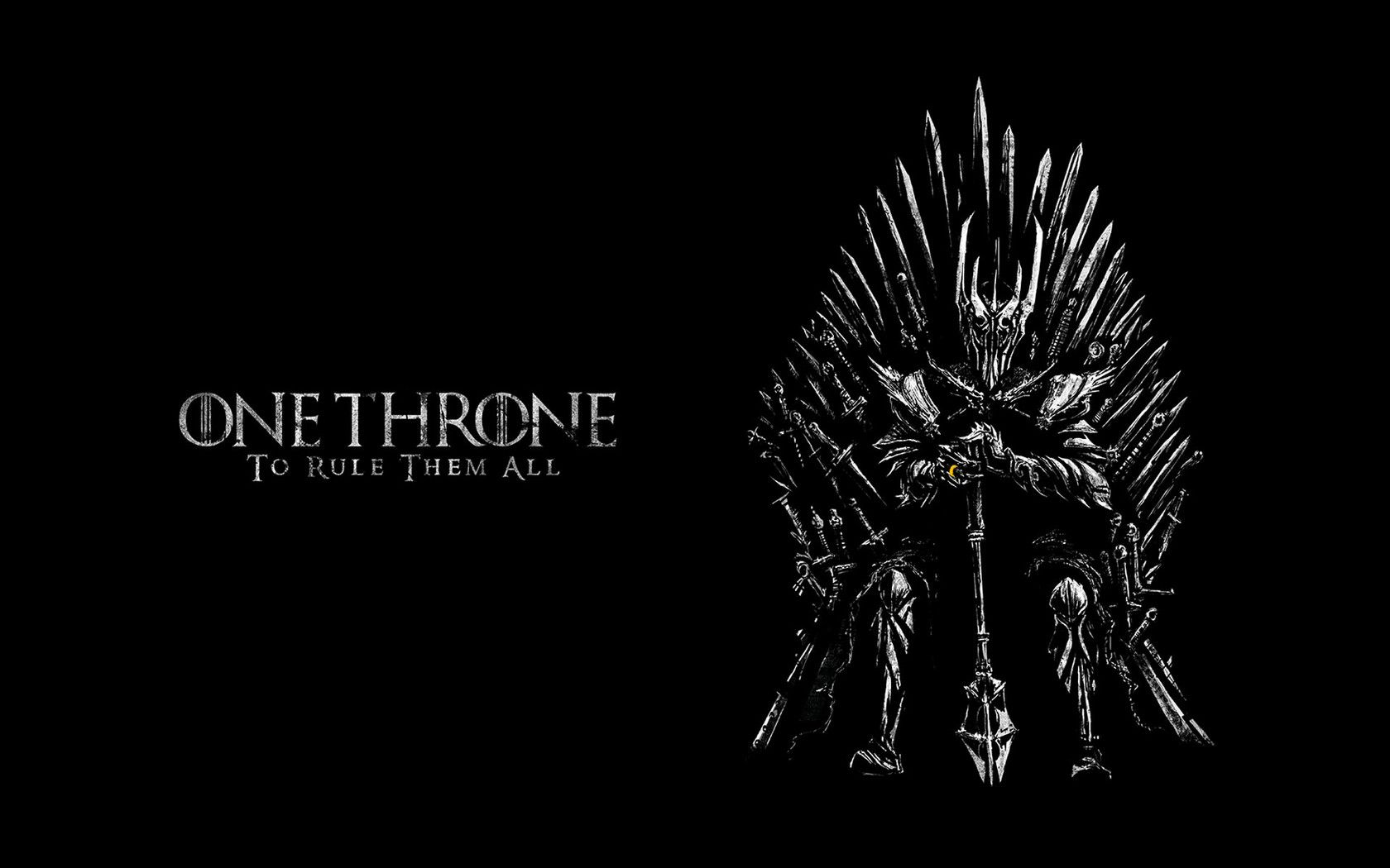 Lord Of The Rings Game Of Thrones Mashup Wallpaper | 1680x1050 ...
