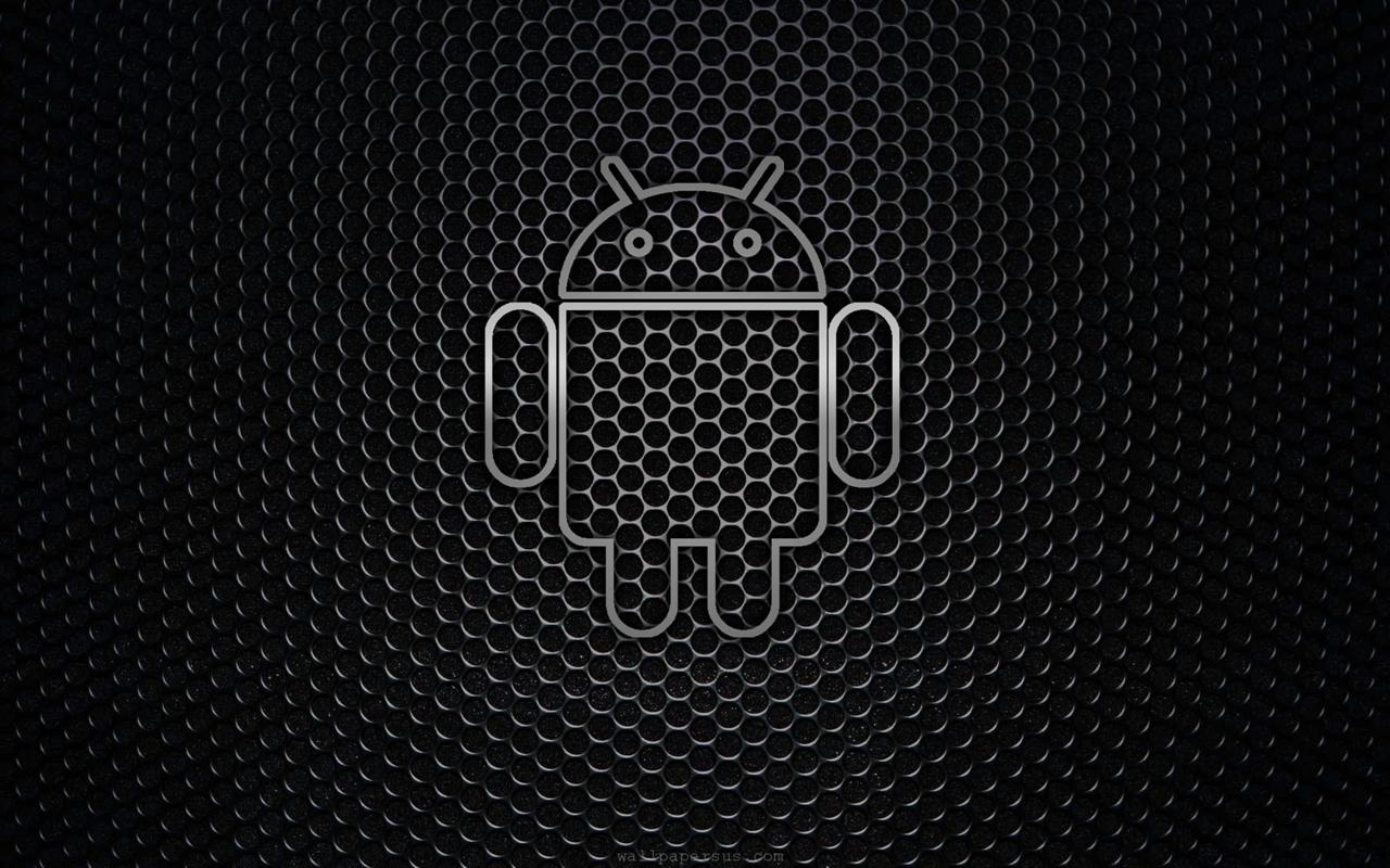 Black Android Logo Wallpaper Free Black Android Logo Wallpaper By