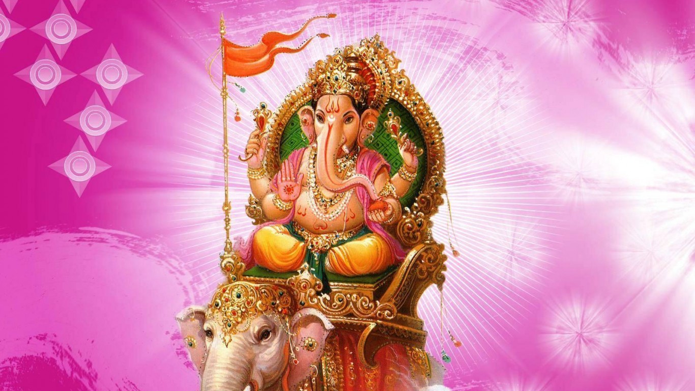 1366x768 Lord Ganesha Ganesha Hd Desktop Wallpaper New