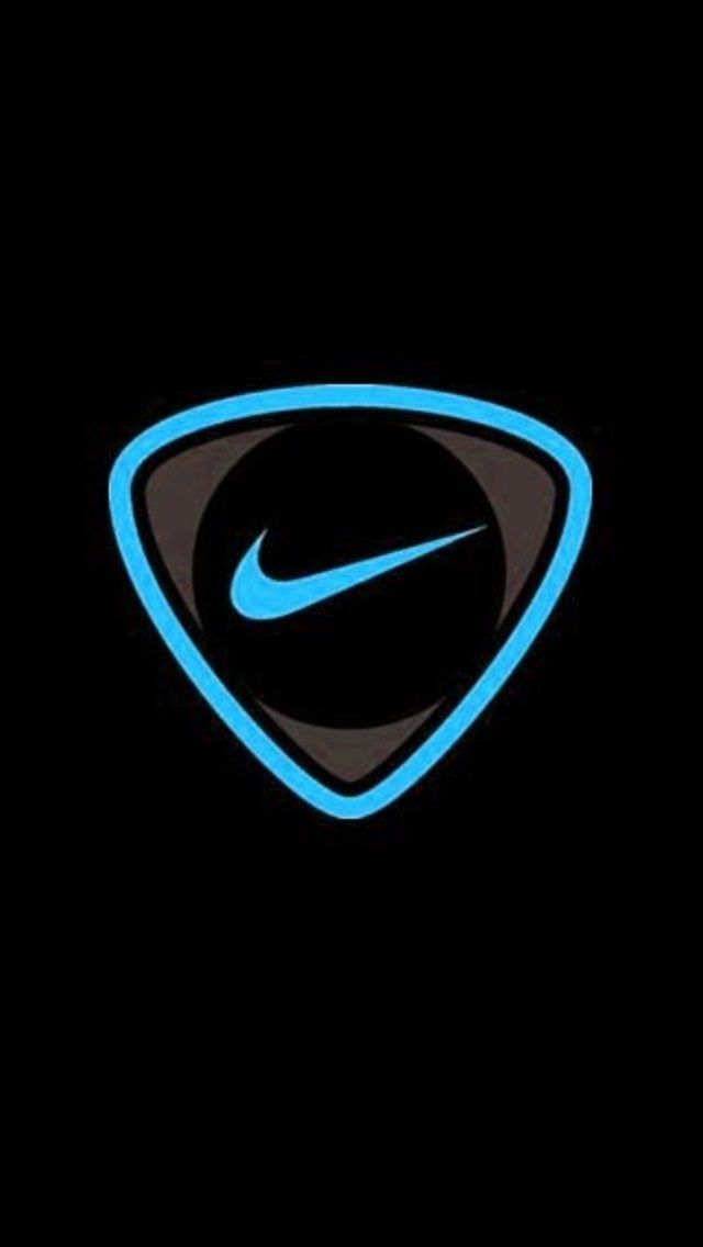 Blue Nike iPhone 5 Wallpaper 640x1136