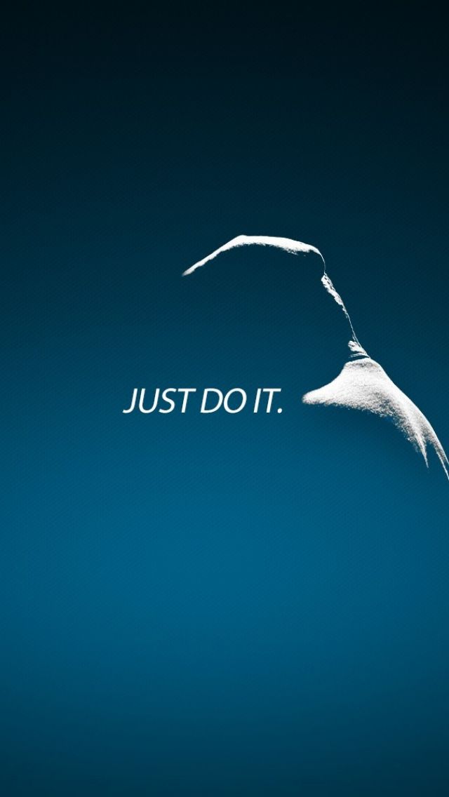 Nike iphone wallpaper just do it 640x1136