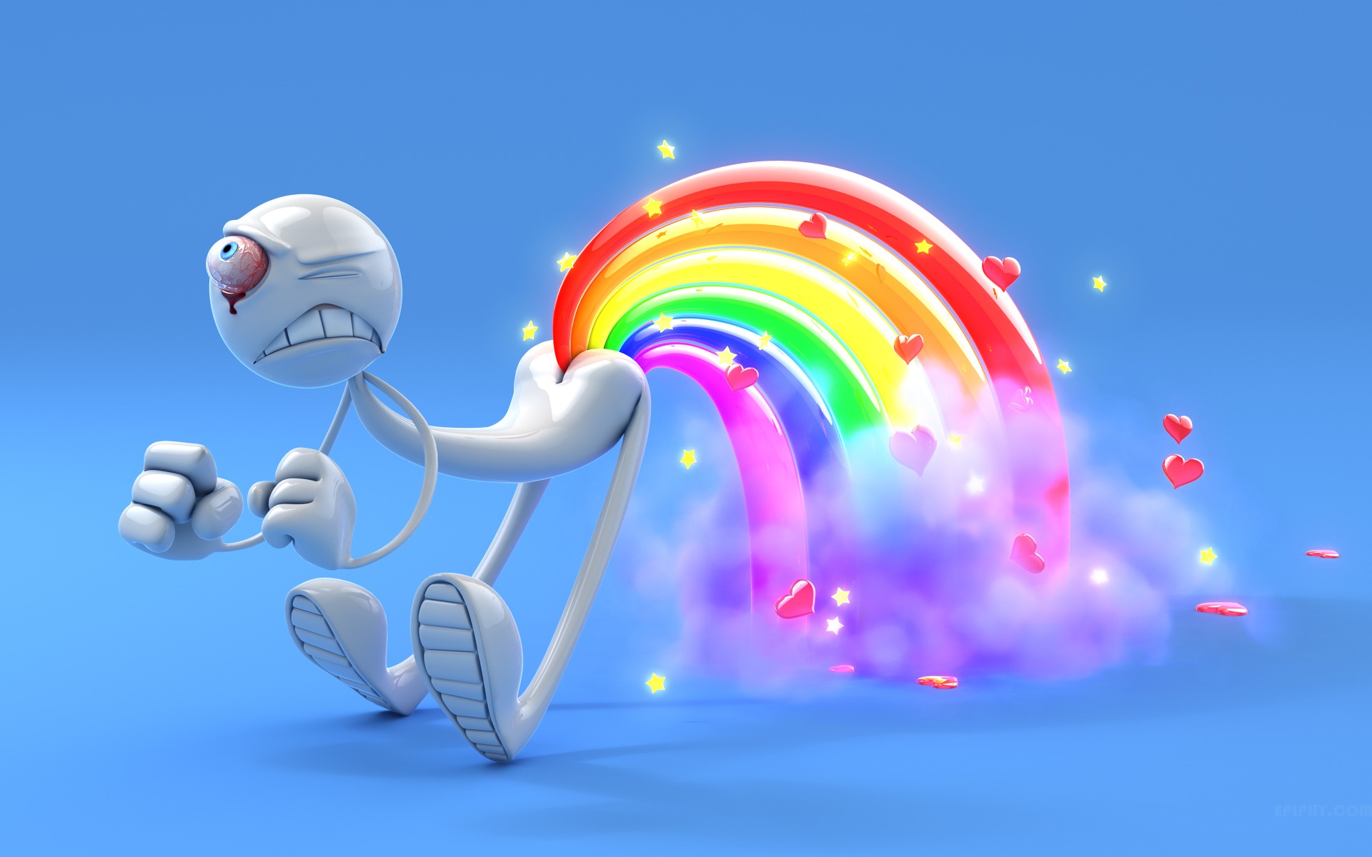 Wallpapers Figure Rainbow 3D Graphics Image #209082 Download