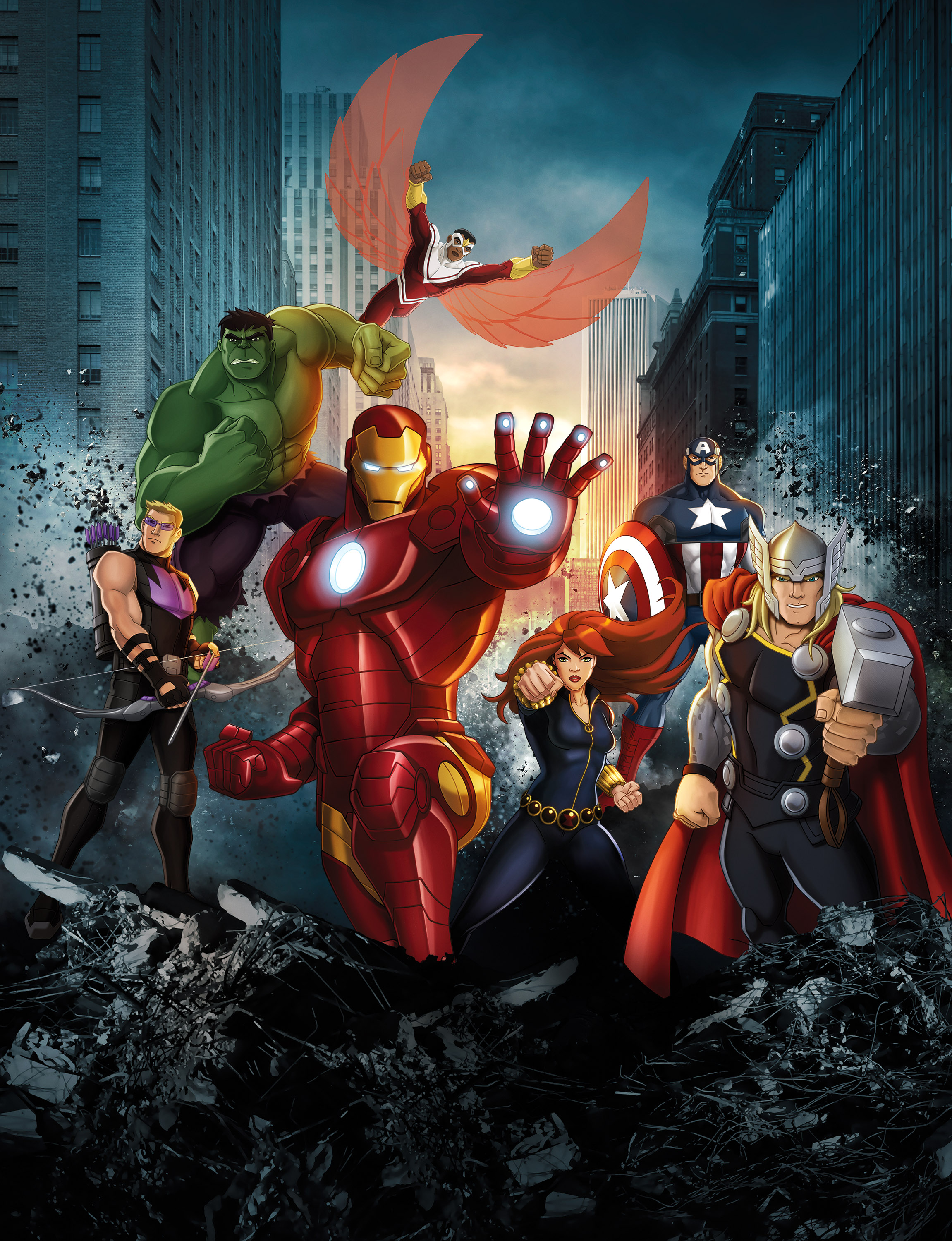 Anime Avengers HD Backgrounds