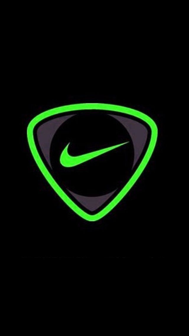Green Nike iPhone 5 Wallpaper (640x1136)