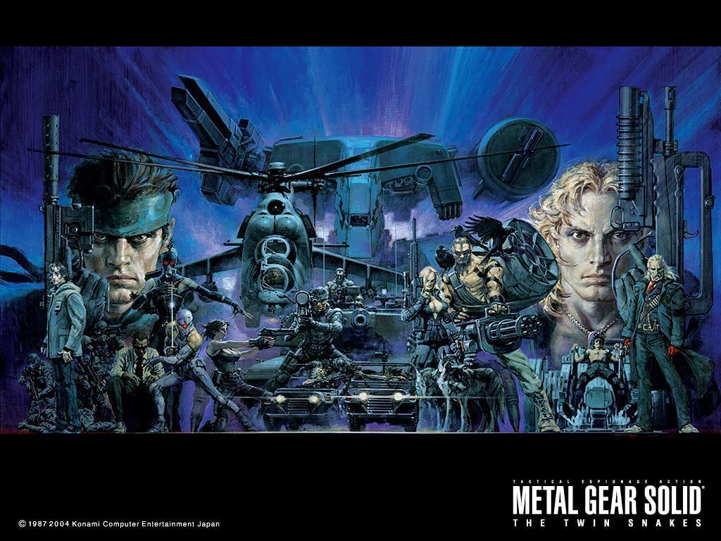 Metal Gear Solid The Twin Snakes desktop wallpaper