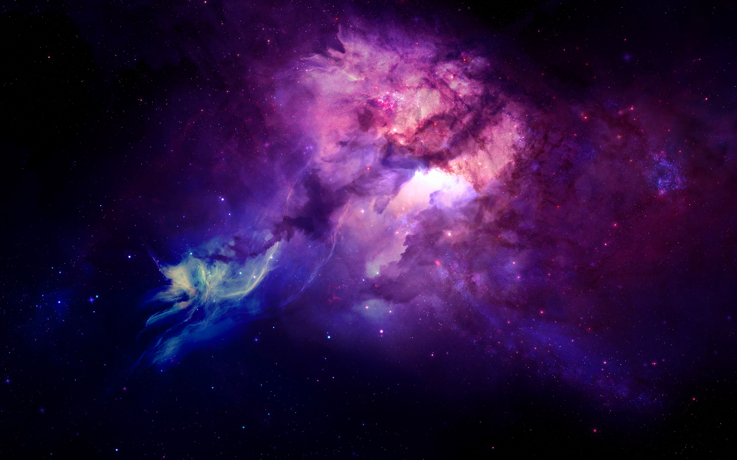 Blue Pink Nebula Wallpaper | 2560x1600 | ID:48847