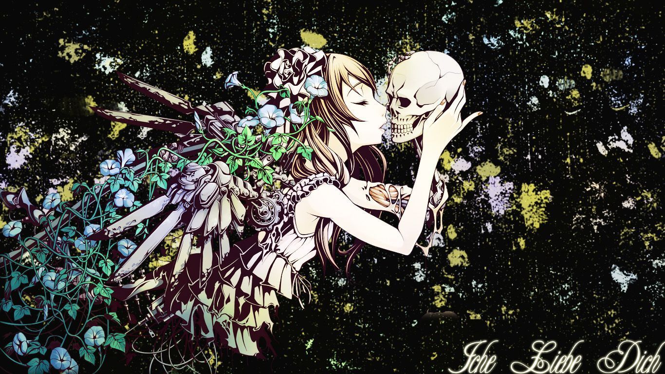 Girl Kissing Skull Think This Is The Last One Have Fresh New Hd ...