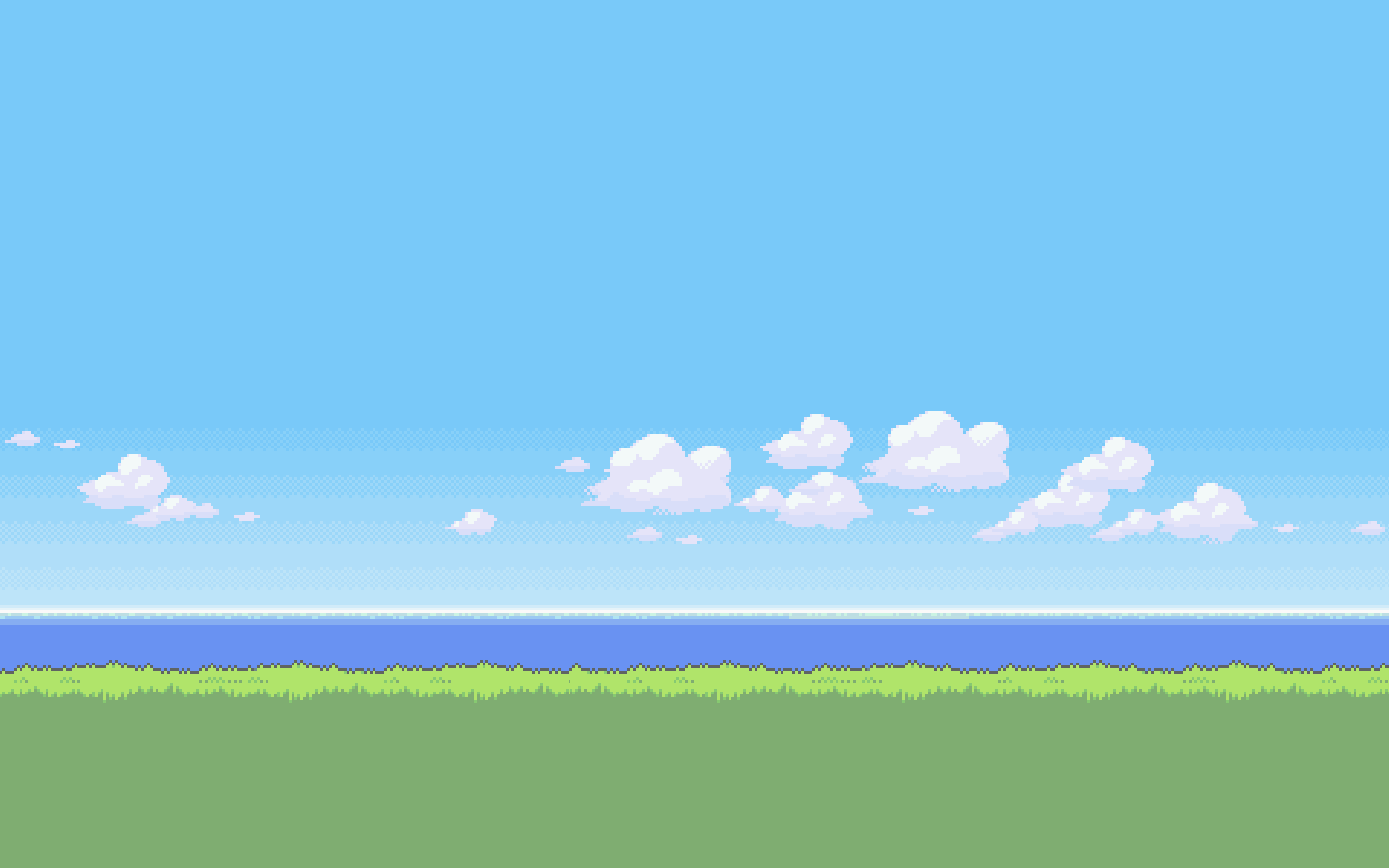 pokemon clouds pixel art #9I3Q