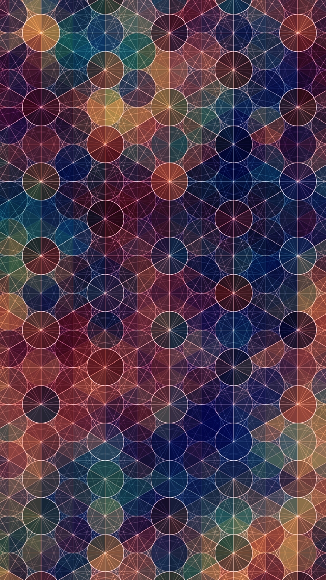 Abstract Circles Pattern iPhone 5 Wallpaper / iPod Wallpaper HD ...