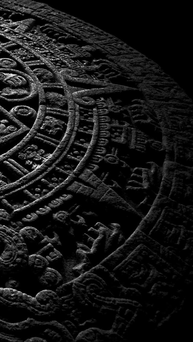 Mayan Calendar Stone - The iPhone Wallpapers