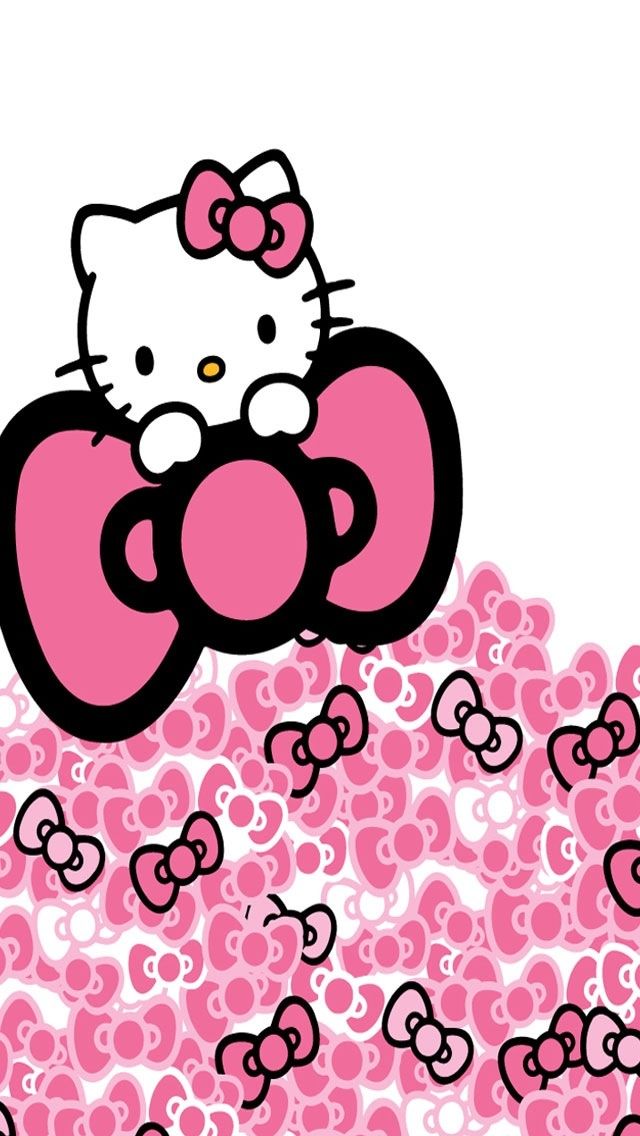 bows #pink #hellokitty #cute #wallpaper | Hello Kitty | Pinterest ...