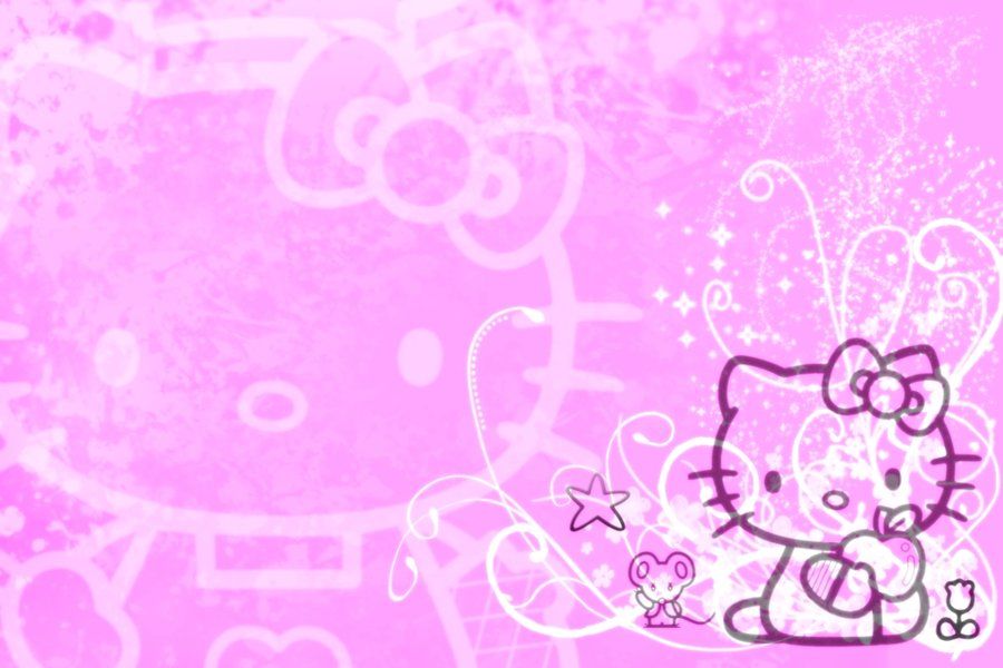 Wallpaper Hello Kitty Pink Bergerak Image Num 76